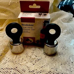 New 2 Leak-Free Wine Stoppers from Brookstone